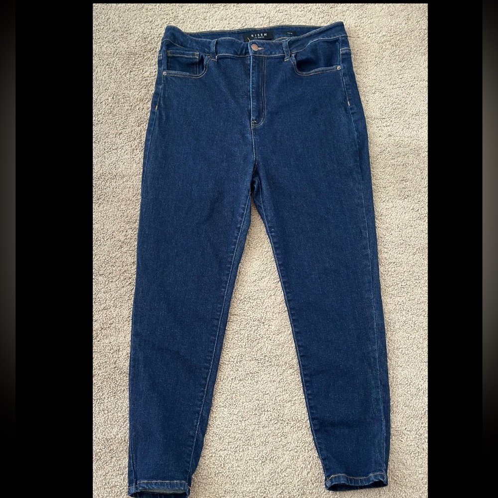 Plus Size Classic Blue Women's Jeans